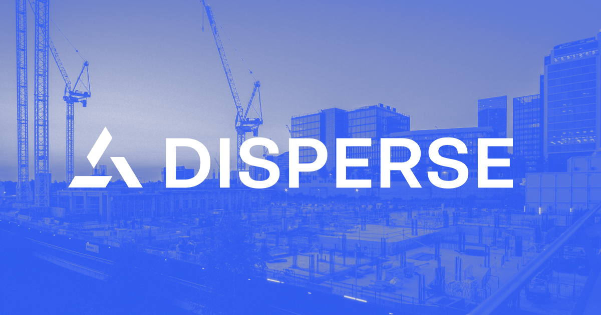 Disperse Building Productivity
